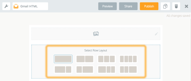 Publicate editor user interface