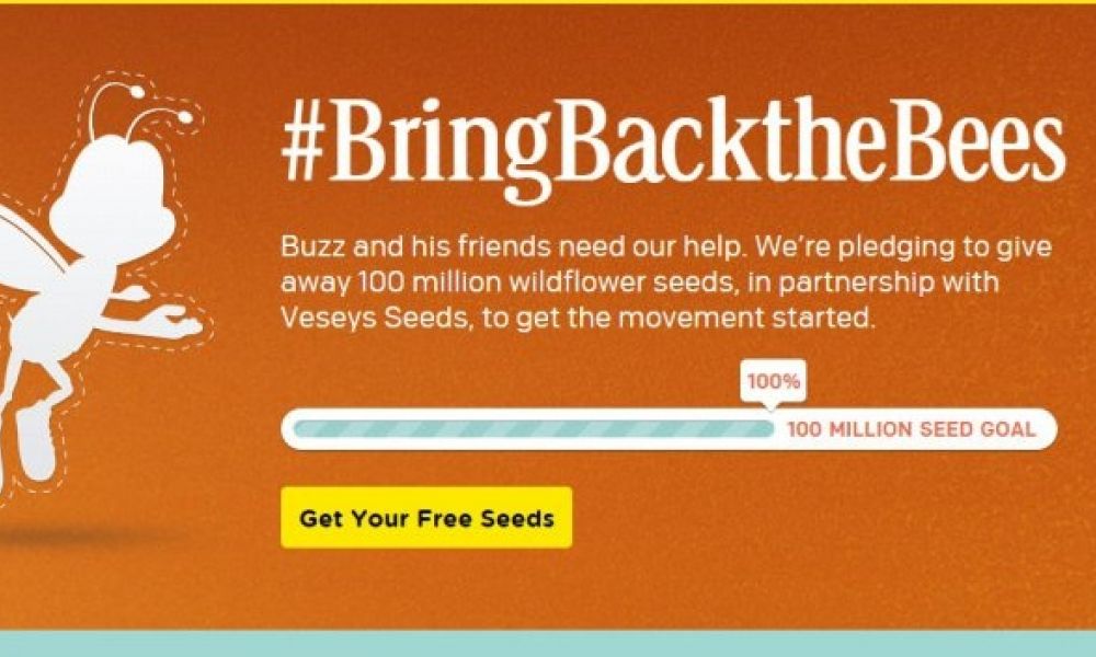 Cheerios giving away 100 million wildflower seeds to help save...