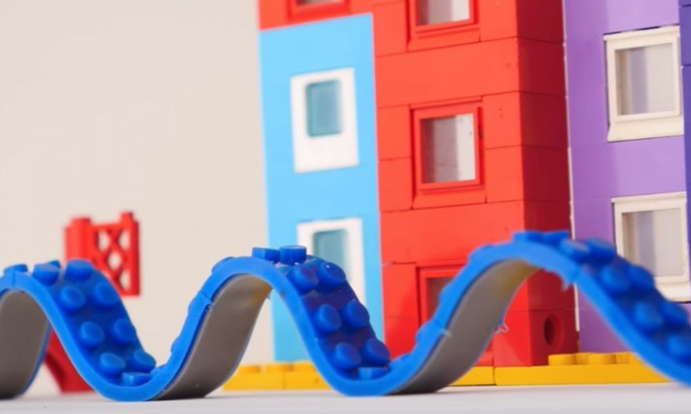 Make the world your Lego kingdom with flexible Lego tape
