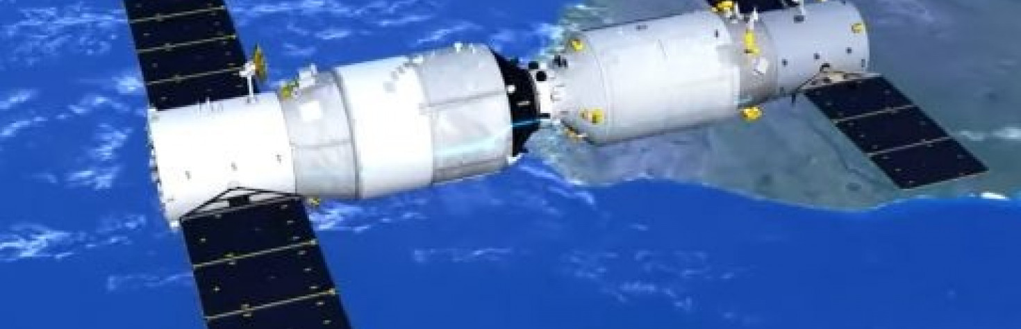 Tianzhou-1 Cargo Craft Re-Joins Tiangong-2 Space Lab after...