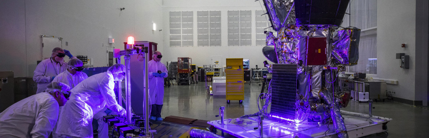 Watch Purple Lasers Light Up NASA`s Parker Solar Probe in Test