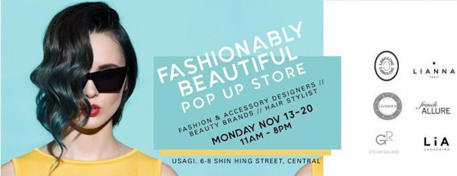 Fashionably Beautiful PopUp Store by Label ChicWED NOV 15 - MON NOV 20 11AM to 6/8PM at 