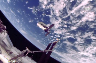 Astronauts Command Robotic Arm to Release Cygnus Cargo Craft