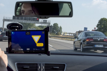 Cars Talk to Cars on the Autobahn