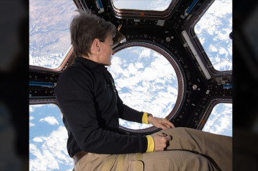 Crew Tests Lower Body Suit to Protect Vision; Soyuz Rocket Rolls...