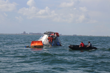 In Gulf of Mexico, NASA Evaluates How Crew Will Exit Orion