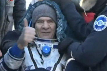 ISS: Paolo Nespoli zurück auf der Erde