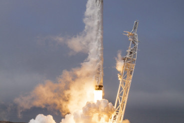 Photos: Falcon 9 blasts off from California with Taiwanese...