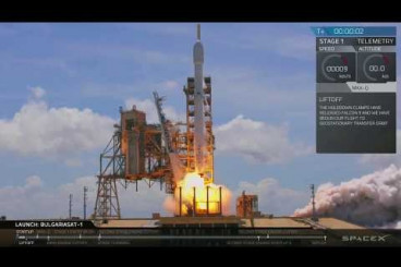 SpaceX Falcon 9 Launches & Lands Again (BulgariaSat-1 Mission)