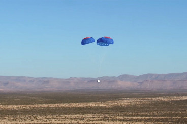 Watch Blue Origin`s New Shepard 2.0 Spacecraft Soar in 1st Test Flight