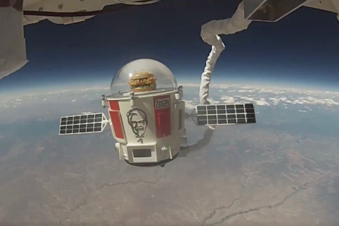 Chicken Sandwich Returns to Earth After Balloon Ride to...