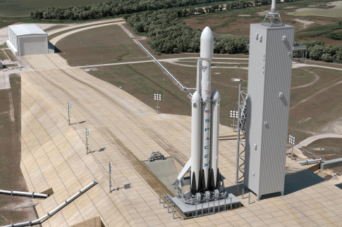 Elon Musk Says SpaceX`s First Falcon Heavy Launch Will Lift Off...