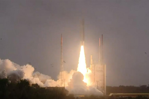Galileo-Satelliten "Nicole", "Zofia", "Alexandre" und "Irina" umkreisen die Erde