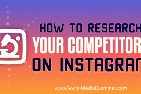 How to Research Your Competitors on Instagram : Social Media...