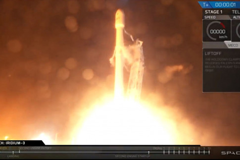 SpaceX Launches 10 New Iridium Satellites, Sticks Rocket Landing
