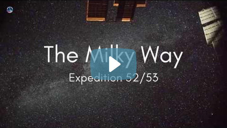 The Milky Way from the International Space Station