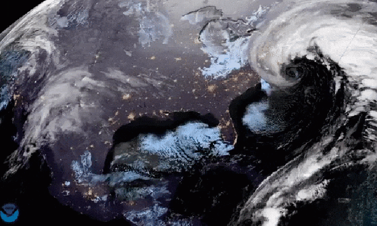 `Bomb Cyclone` Swirls Across US East Coast in Stunning Views of Earth
