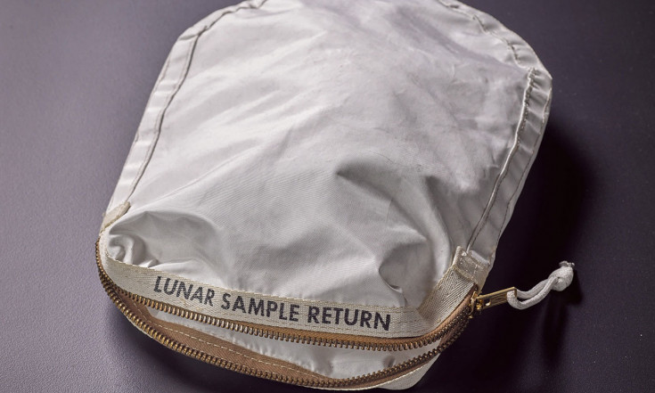 Apollo 11 moon dust-stained lunar sample bag may set sale record...