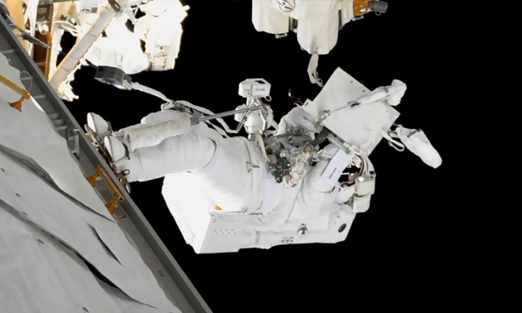 Astronauts Back Inside Station After Second Spacewalk