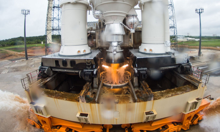 Close-Up Photos: Ariane 5 Leaps Off from French Guiana with Four Galileo Navigation Sats