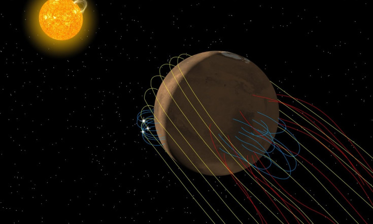 Do the Twist! Mars Has a Tangled Magnetic Tail