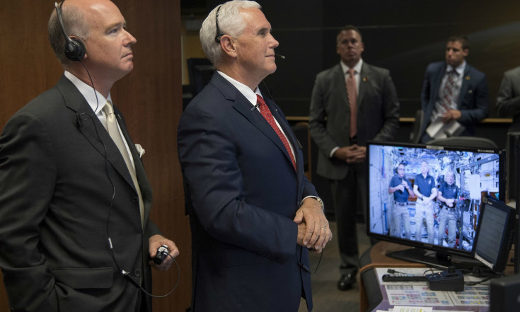 Hello, Up There! Vice President Phones Space Station Astronauts