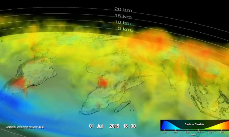 NASA Satellite Sees Overheated Tropical Forests Oozing with Carbon Dioxide