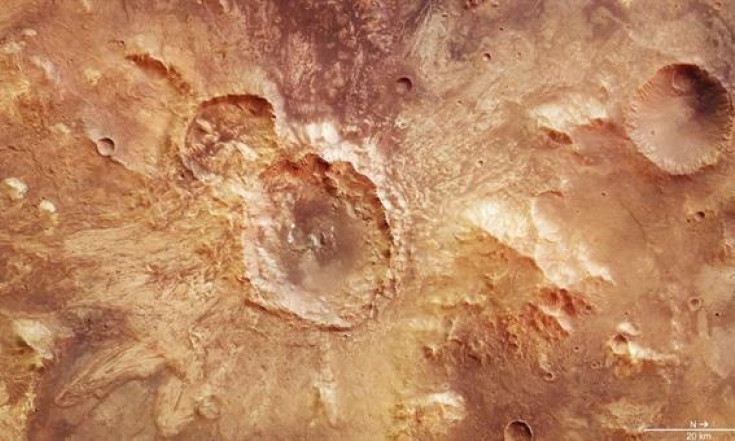 Platsch! Matschiger Einschlag auf dem Mars