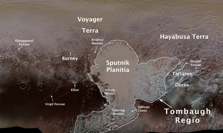 Pluto Features Given First Official Names