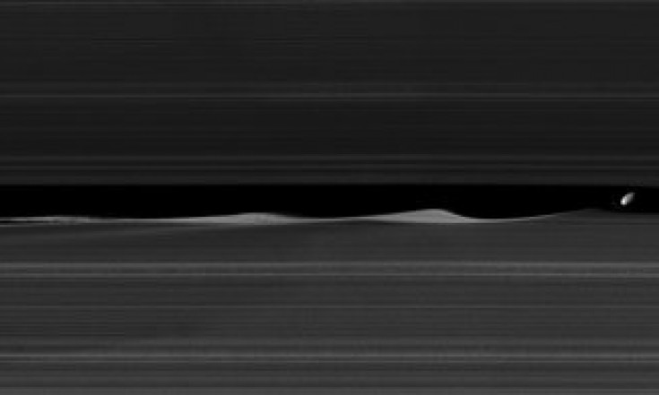 Saturn`s moon Daphnis in the Keeler Gap