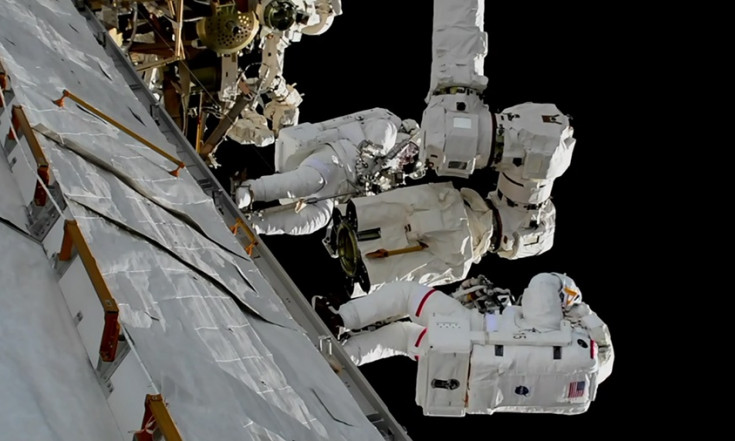 Spacewalkers Wrap Up Robotic Arm Work