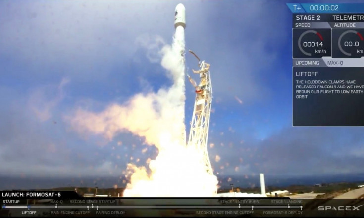 SpaceX Launches Earth-Observing Satellite, Lands Rocket on Ship...