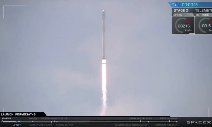 SpaceX Launches Formosat-5 Satellite, Lands Rocket (Photos)