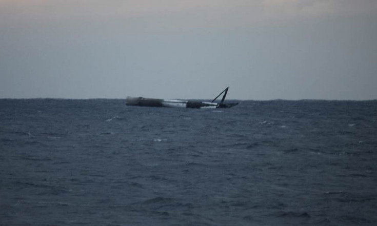 SpaceX Rocket Survives Experimental High-Thrust Landing at Sea (Photo)