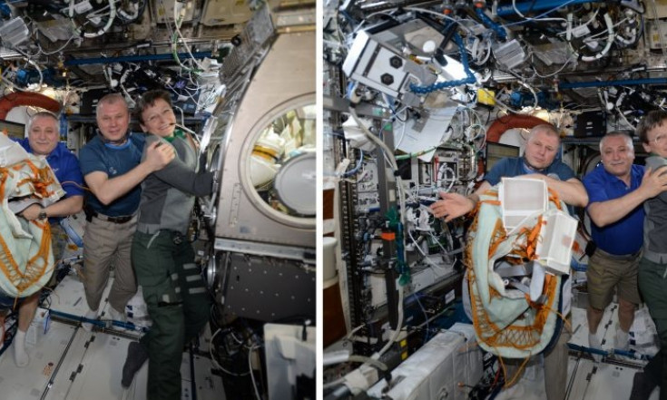 Sunday Morning Soyuz Landing on Tap for U.S.-Russian Trio, Peggy...