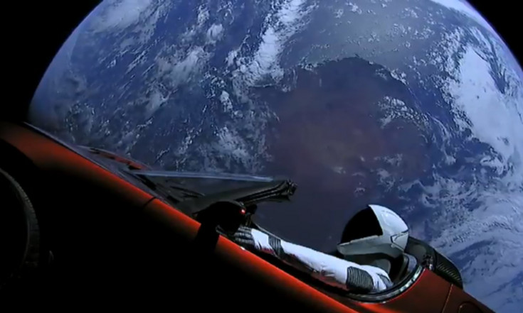 Watch Live Views of SpaceX`s Starman Riding a Tesla Roadster in Space!