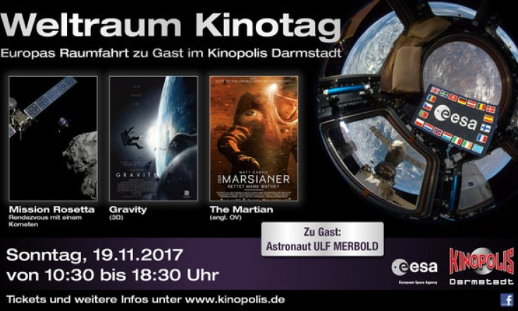 Weltraum-Kinotag in Darmstadt am Sonntag, 19. November